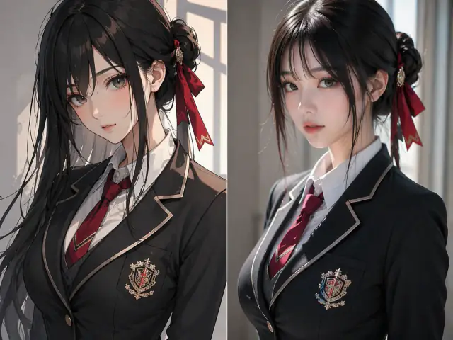 Anime girl character illustration