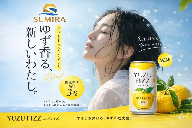 YUZU SPARK product advertisement